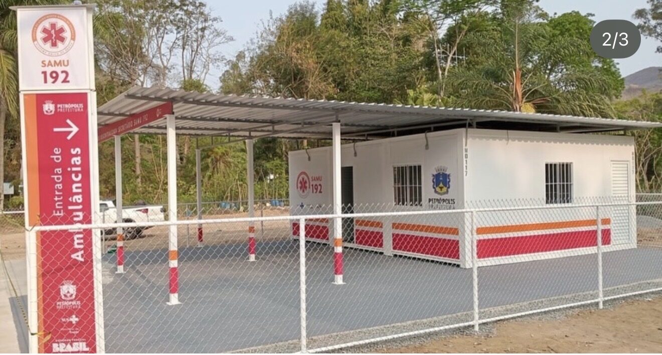 Unidade descentralizada SAMU 192 em módulo, Petrópolis